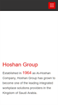 Mobile Screenshot of hoshangroup.com